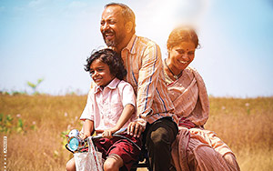 Poster of Sanjay Dutt`s Marathi film, Baba on father-son relationship